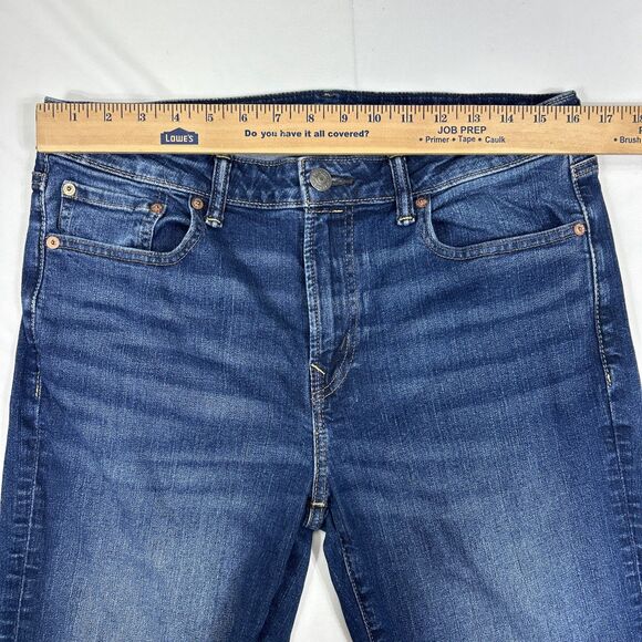American Eagle Airflex+ Original Straight Men's 32 x 30 Dark Wash Jeans - Picture 6 of 11
